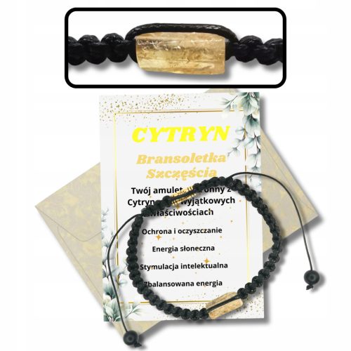  Armband des Glücks, Naturstein, CITRIN, Schutz und Reinigung