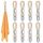  Kleiderbügel für Küchentücher, Handtücher, Clips, Baumwollseil, 8 Stück