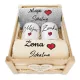  HOCHZEITSGESCHENK-SET HANDTÜCHER + BECHER FÜR FRAU UND EHEMANN