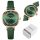  CURREN PARMA DAMENUHR + BOX, grünes Leder, Armband