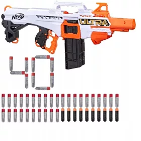    Nerf Ultra Gun Select Launcher mit Pfeilen F0958 + NERF AccuStrike Ultra Junior-Patronenset 20-tlg