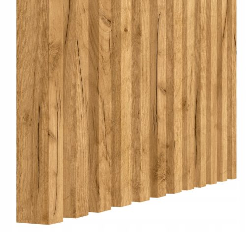 3D Wandlamellen Dekorplatten 28x37mm 3D EICHE Craft Golden natur