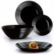 Abendessenservice Luminarc HARENA BLACK Speiseservice 19-tlg.