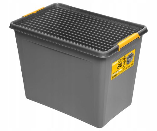 Boxen, Aufbewahrungsbehälter, Organizer Box mit Deckel, Grau- und Silbertöne