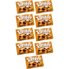   Toffifee Pralinen mit Nüssen in Karamell 125g STORCK x 9 - Premium Auswahl