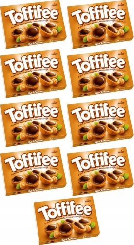 Toffifee Pralinen mit Nüssen in Karamell 125g STORCK x 9 - Premium Auswahl
