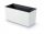  Prosperplast Blumentopf 40 cm x 18 x 19,5 cm, weißer Kunststoff