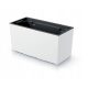  Prosperplast Blumentopf 40 cm x 18 x 19,5 cm, weißer Kunststoff