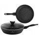  Edenberg Frypan traditionelle Bratpfanne, 26 cm, Marmor