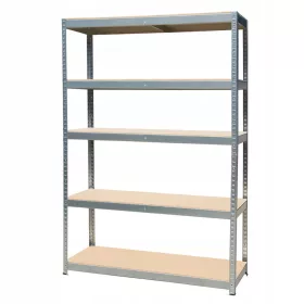    Metalkas Lagerregal aus Metall, 180 x 120 x 45 cm, max. 200 kg pro Regal