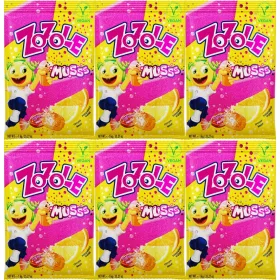 6er Pack Mieszko Zozole Brausebonbons Orange-Zitrone 1kg