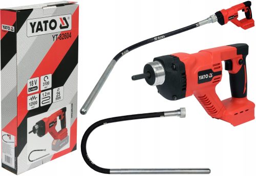 YATO BETONVIBRATOR VIBRIERENDER PAPST + 18-V-BATTERIE-ANTRIEBSKÖRPER