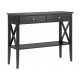 Beliani Avenue Kommode 35 x 100 x 80cm schwarz natur
