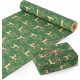  GESCHENKVERPACKUNGSPAPIER GRÜN WEIHNACHTEN RENTIER 44cm 25m 100g/m²