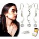  925 SILBER SCHMUCKSET mit ZIRKONIA + KOSTENLOSE GRAVUR
