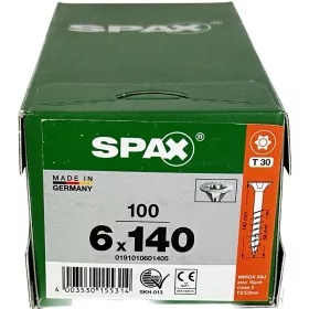 Spaxschrauben 6,0x140 Wirox TXTG, Packung à 100 Stk