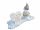  Statuette - Kerze, AGLOMARMUR + LED-Laterne, HEAVY, leuchtet 1000 Stunden