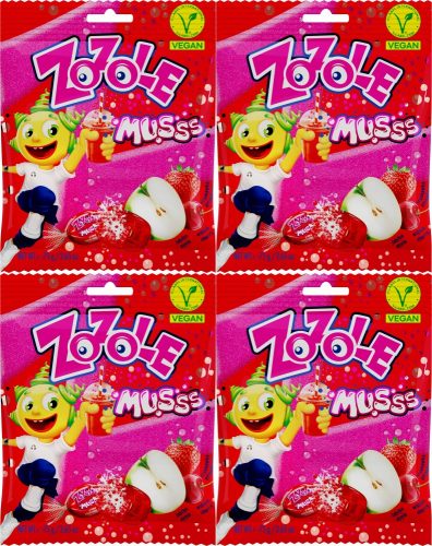 Brause-Bonbons von Mieszko - Geschmack Apfel, Kirsche, Erdbeere, 4kg Packung