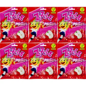 Mieszko ZOZOLE Brausebonbons Apfel-Kirsche-Erdbeere 1KG x6