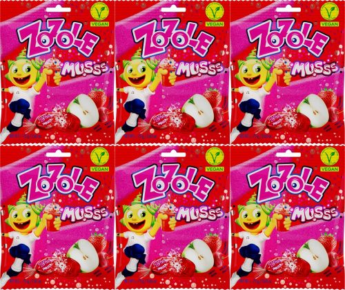 Mieszko ZOZOLE Brausebonbons Apfel-Kirsche-Erdbeere 1KG x6
