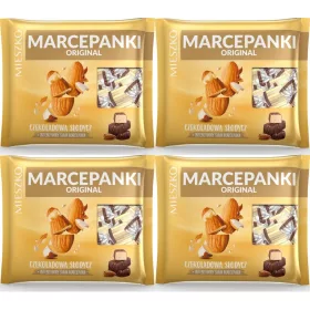   Mieszko Marcepanki – 4x1kg Original Marzipanpralinen mit feinster Schokolade