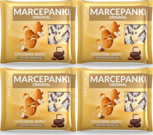 Mieszko Marcepanki – 4x1kg Original Marzipanpralinen mit feinster Schokolade