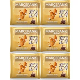   Marcepanki Original Mieszko - Marzipanpralinen in edler Schokolade, 1 kg (6er Pack)