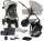  Kinderkraft XMOOV CT 3in1 Multifunktionskinderwagen Gondola Kinderwagen Hellgrau