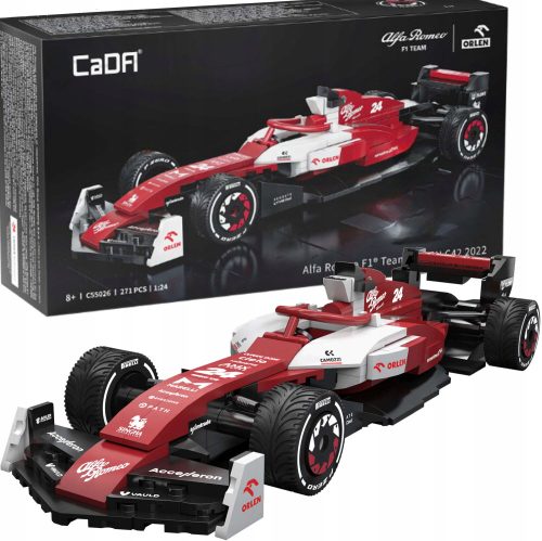  CADA-BAUSTEINE ROTER ALFA ROMEO F1 271 EL RENNWAGEN