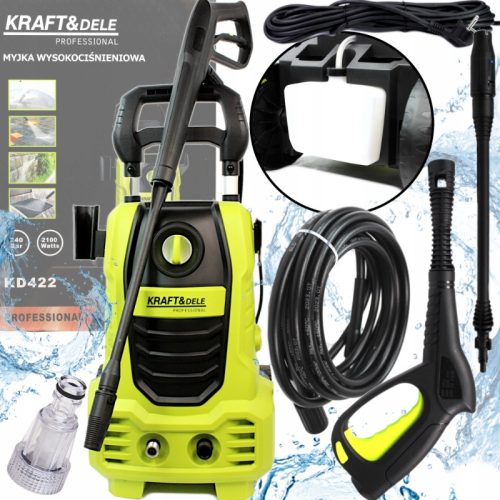 Kraft&Dele Hochdruckreiniger 240 bar 2100 W