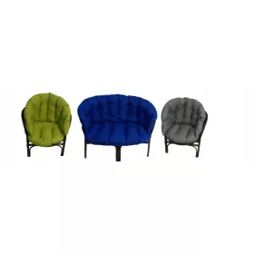  RATTAN-MÖBELKISSEN-SET MIT 40 FARBEN