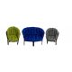  RATTAN-MÖBELKISSEN-SET MIT 40 FARBEN