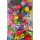  GUMMI-Bälle, Gummibälle, 12 Stk. 3 cm, MIX-Set, groß