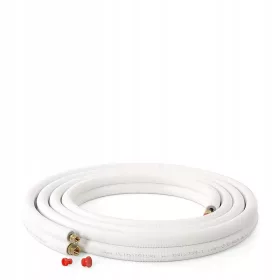 Klimaanlagenrohr mit Muttern 3/8 - 5/8 10 m