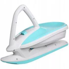    Kunststoff-Skibob Merco Skidrifter Mystic weiße und blaue Schneerutsche