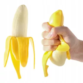  BANANEN-SQUISHY GNIOTEK ANTI-STRESS-ZAPPELSPIELZEUG