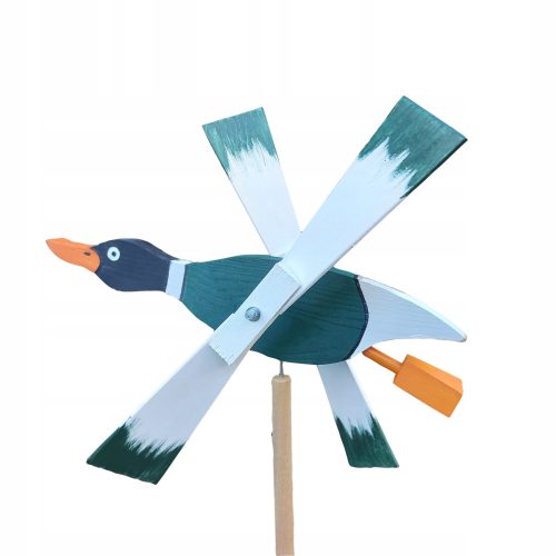  Gartenwindmühle Green Duck - Kunsthandwerk