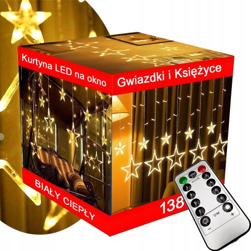 JP Max Gwiazda 101 Lichtvorhang – 200 Lichter