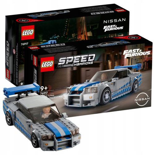  LEGO Speed Champions 76917 Nissan Skyline GT-R R34 + PRODUKTKARTE (FÜR JEDES GEKAUFTE PRODUKT)