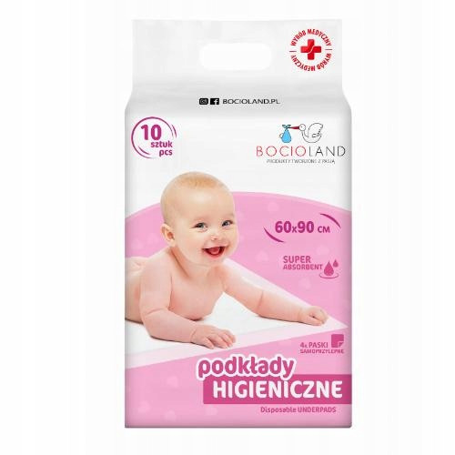  BOCIOLAND HYGIENEPOLSTER 90CM X 60CM 10 STK