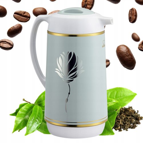 Thermoskanne Für Suppen Zojirushi Thermoskanne für Getränke, 1 l, weiß, Grautöne