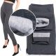  MELANGE SEAMLESS HIGH WAIST Winter-Leggings, FLEECE-FUTTER, dicke Winter-Leggings