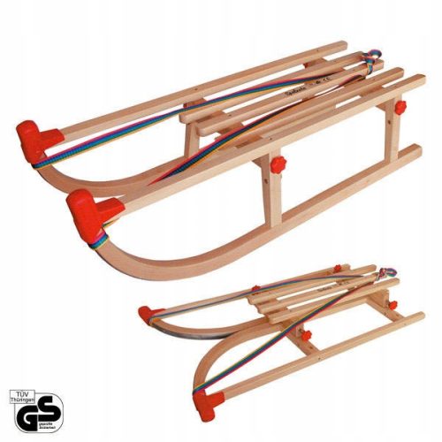 SOLID YARO FALTBARER HOLZSCHLITTEN - 90 cm