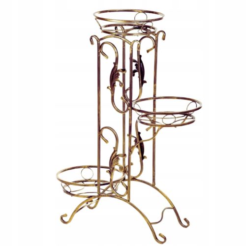 BLUMENSTÄNDER AUS HOLZ HG DECO Blumenständer 91 cm Metall