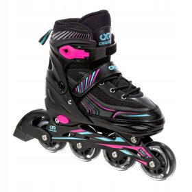    Croxer Optima Mint/Pink verstellbare Inline-Skates 35-38 Abec7-Gummi