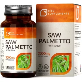   Saw Palmetto Kapseln 180 Stück - Optimale Unterstützung für Hormonbalance und Prostata