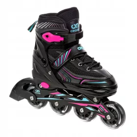    Croxer Optima Mint/Pink verstellbare Inline-Skates 39-42 Abec7-Gummi