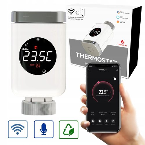 Tuya WiFi-Thermostatkopf, SMART Termotiq-Heizkörperthermostat