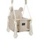  TEDDYBÄR Schaukel - original beige NATILU Schaukel für Haus und Garten SAMT