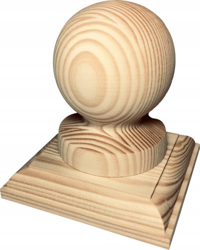  Holzkugeln mit 70 mm Kragen + 100 x 100 mm Hülsen